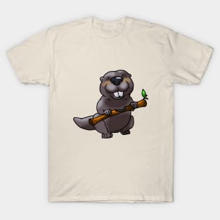 funny beaver cartoon T-Shirt